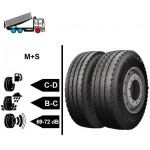 Tigar 315/80R22.5 156/150K ON/OFF AGILE S M+S Hafriyat Düz Lastiği